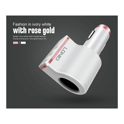 شارژر فندکی الدینیو LDNIO CM12