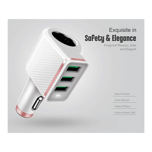 شارژر فندکی الدینیو LDNIO CM12