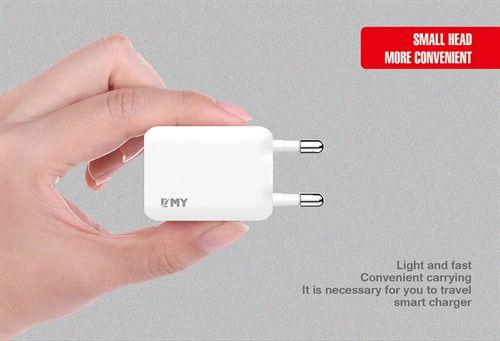 شارژر دیواری 1 خروجی امی Emy مدل MY-223 همراه با کابل میکرو