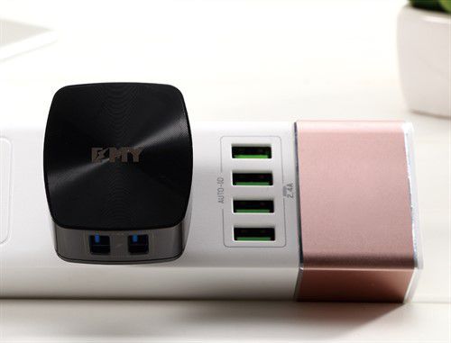 شارژر دیواری 2 خروجی امی Emy مدل MY-227 همراه با کابل میکرو