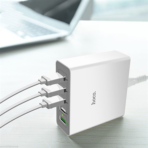 هاب شارژر هوکو HOCO C18A دارای 5 پورت فست شارژ