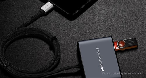 هاب 4 پورت USB با کابل Type c هوکو Hoco HB3 4 Ports USB Hub