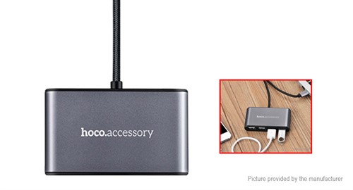 هاب 4 پورت USB با کابل Type c هوکو Hoco HB3 4 Ports USB Hub