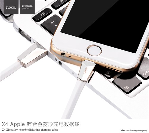 کابل لایتنینگ هوکو Hoco X4 Zinc Alloy