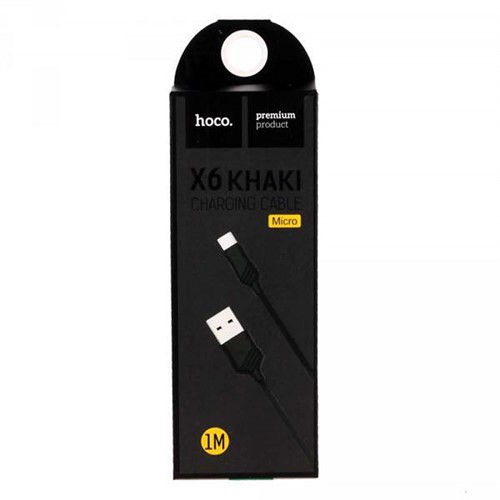 کابل لایتنینگ هوکو hoco X6 KHAKI