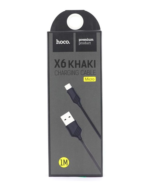 کابل Micro USB هوکو hoco X6 KHAKI