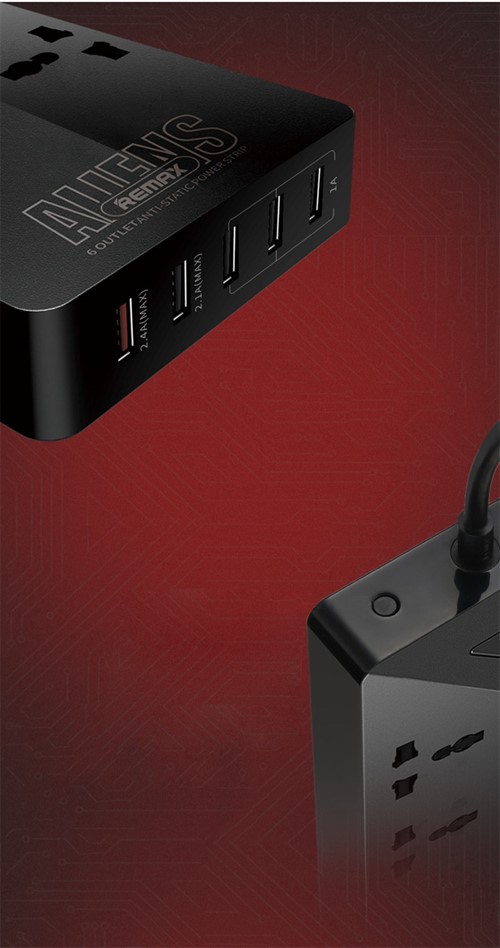 چند راهی برق و هاب شارژر ریمکس Remax RU-S4