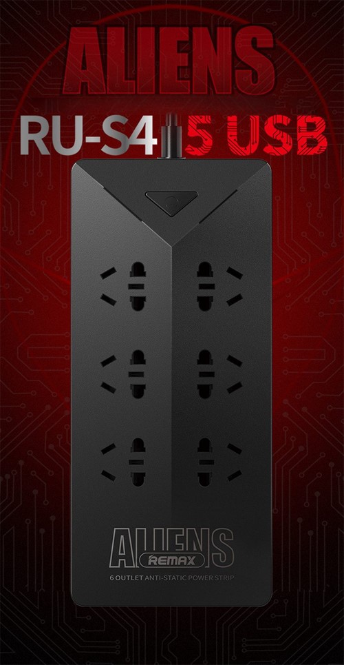 چند راهی برق و هاب شارژر ریمکس Remax RU-S4