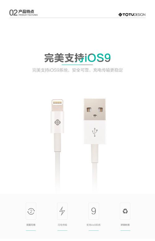 کابل لایتنینگ اپل مارک Totu