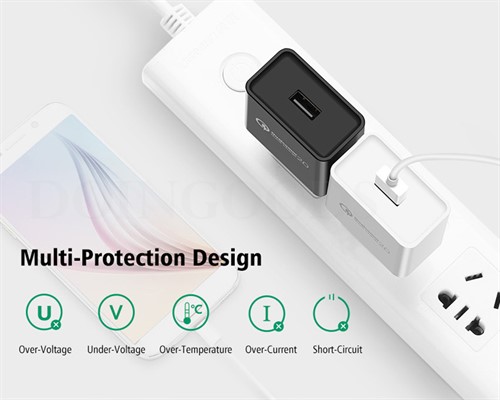 آداپتور شارژر فست شارژ 2.0 Qualcomm یوگرین UGREEN CD122