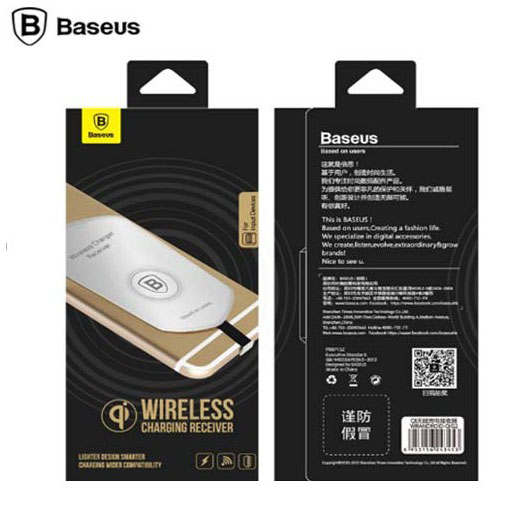 کیت شارژر وایرلس لایتنینگ مدل Baseus Wriphone QIG2