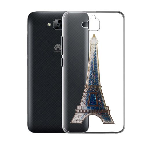 کاور آکواریومی طرح پاریس مناسب برای Huawei Ascend Y6 Pro