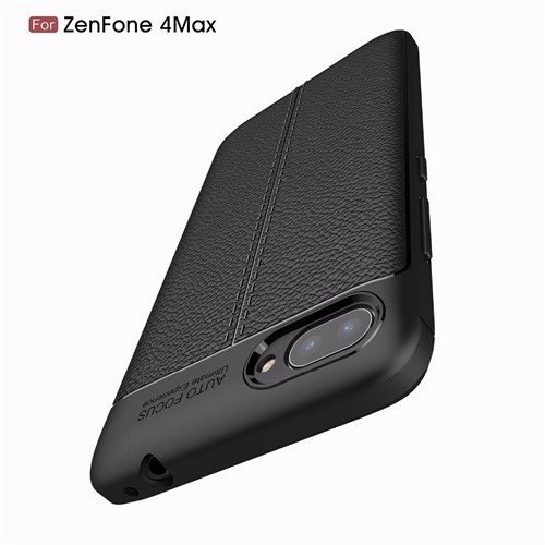 قاب محافظ ژله ای طرح چرم Asus Zenfone 4 Max ZC520KL مدل Auto Focus