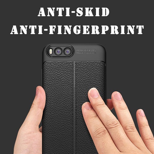 قاب محافظ ژله ای طرح چرم Xiaomi Mi 6 مدل Auto Focus