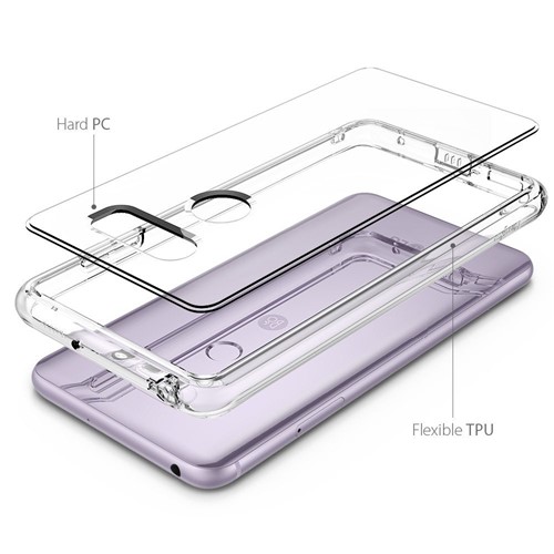 قاب دور ژله ای پشت کریستالی ال جی LG V30