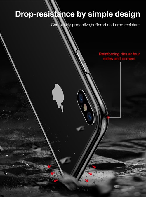 بامپر آلومینیومی بیسوس Baseus Platinum Metal مناسب برای Apple iPhone X