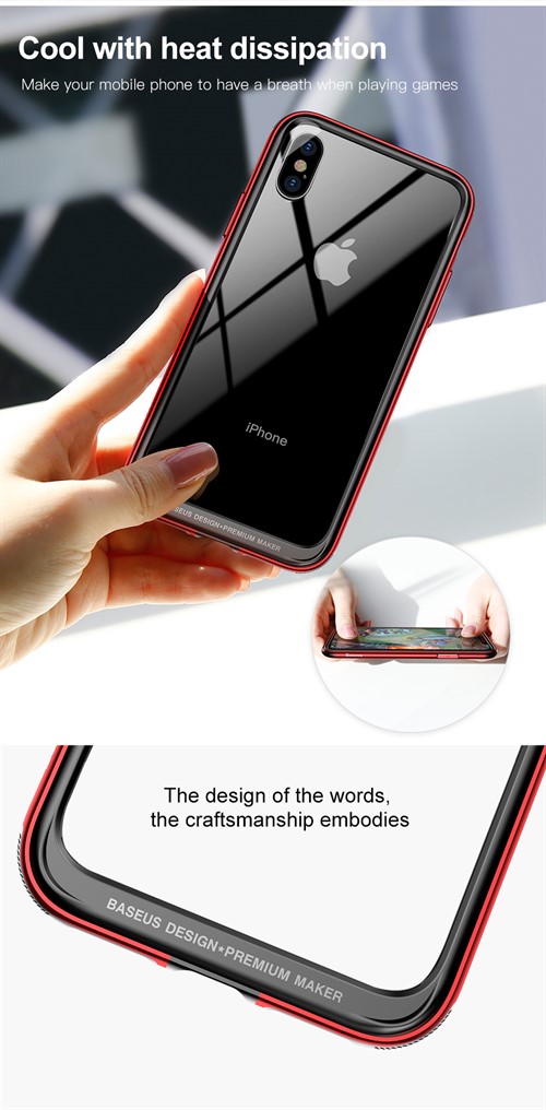 بامپر آلومینیومی بیسوس Baseus Platinum Metal مناسب برای Apple iPhone X