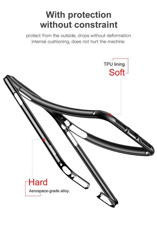 بامپر آلومینیومی بیسوس Baseus Platinum Metal مناسب برای Apple iPhone X