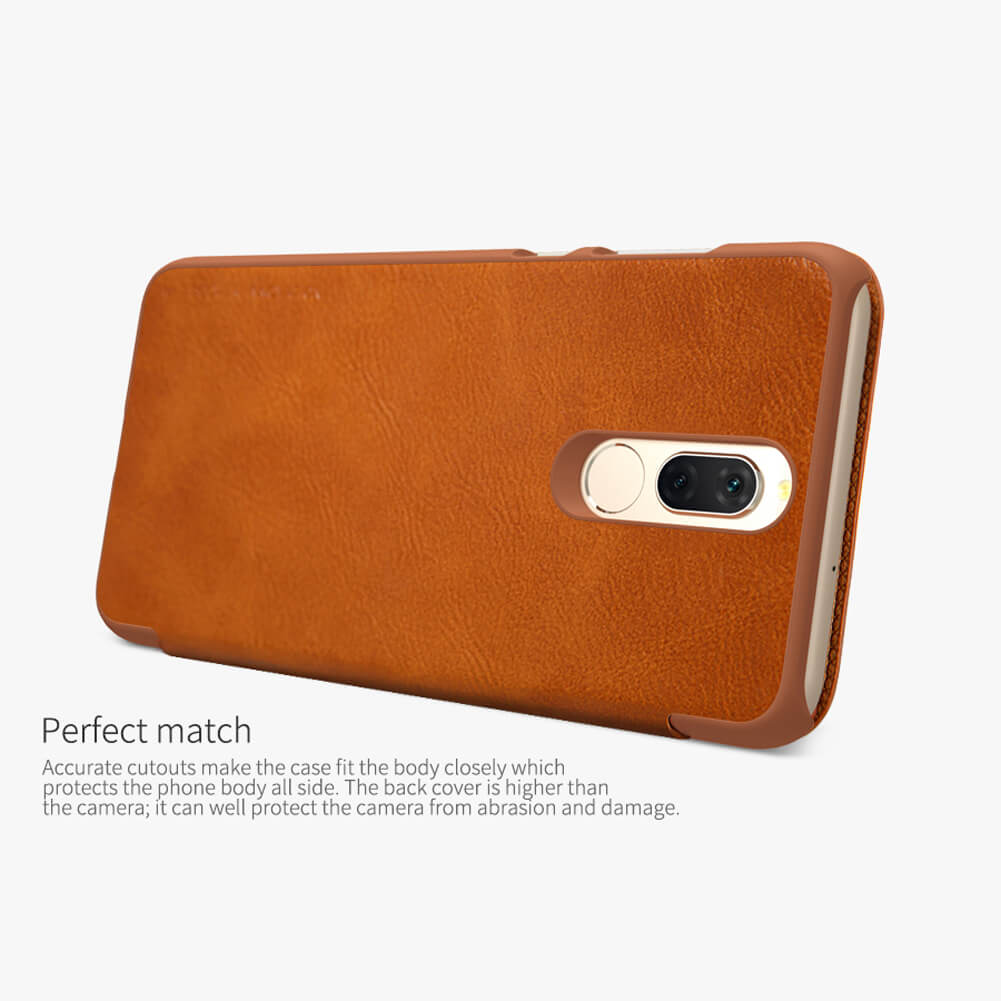 کیف چرمی نیلکین هواوی Huawei Mate 10 Lite Nillkin Qin Leather Case