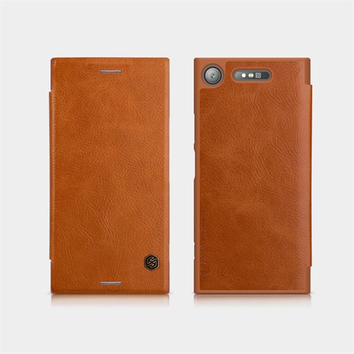 کیف چرمی نیلکین سونی Sony Xperia XZ1 Nillkin Qin Leather Case