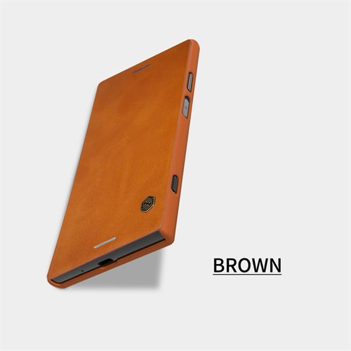 کیف چرمی نیلکین سونی Sony Xperia XZ1 Nillkin Qin Leather Case