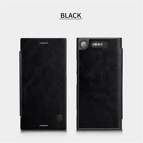 کیف چرمی نیلکین سونی Sony Xperia XZ1 Nillkin Qin Leather Case