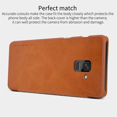 کیف چرمی نیلکین سامسونگ Samsung Galaxy A8 Plus 2018 Nillkin Qin