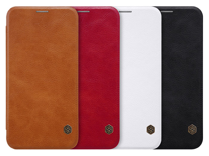 کیف چرمی نیلکین ال جی LG V30 Nillkin Qin Leather Case