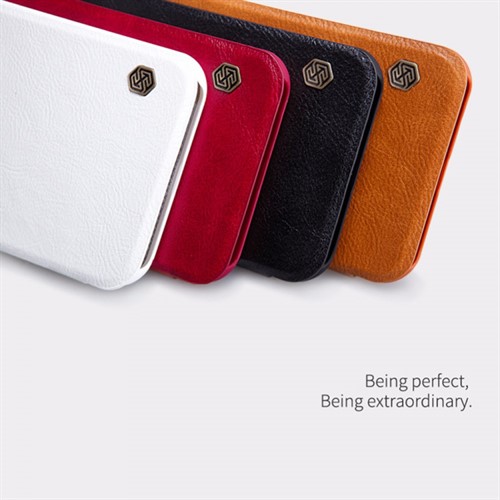 کیف چرمی نیلکین ال جی LG V30 Nillkin Qin Leather Case