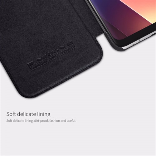 کیف چرمی نیلکین ال جی LG V30 Nillkin Qin Leather Case