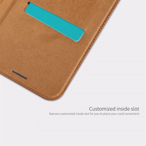 کیف چرمی نیلکین ال جی LG V30 Nillkin Qin Leather Case