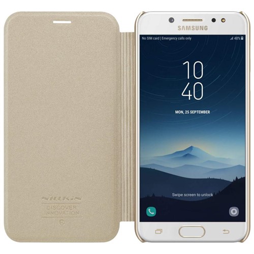 کیف کلاسوری نیلکین مدل Sparkle مناسب Samsung Galaxy C8/J7 Plus