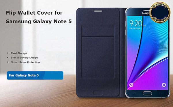 کیف کلاسوری چرمی اصلی Samsung Galaxy Note 5