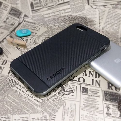 کاور اسپیگن سری Neo Hybrid Carbon مناسب Apple iPhone 6-6S