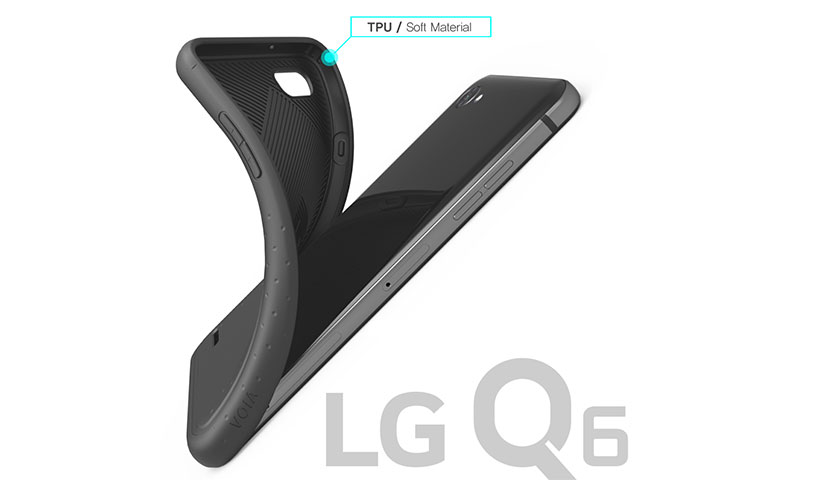 کاور ژله ای Voia مدل Geometry TPU مناسب گوشی ال جی LG Q6