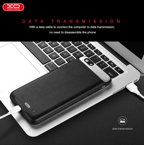 بک کاور و پاوربانک 2500 میلی آمپر XO-PB15 مناسب Apple iPhone 7