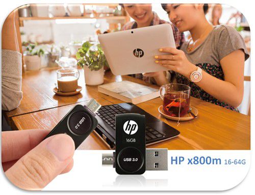 فلش مموری 16 گیگابایت اچ پی HP X800m OTG USB 3.0