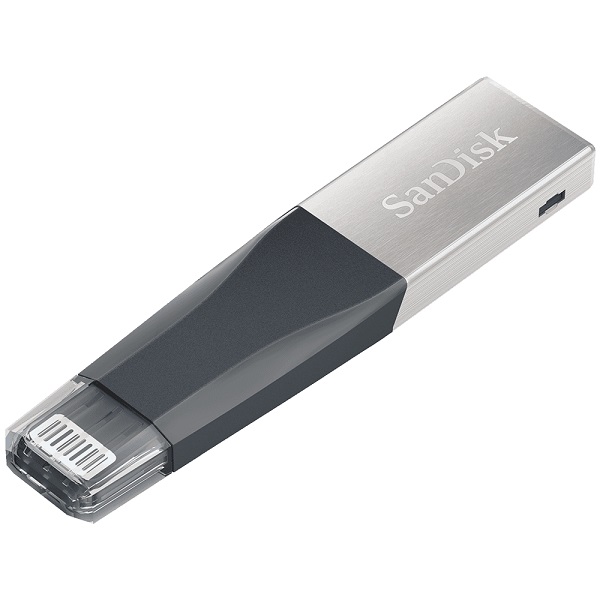 فلش مموری Sandisk iXPAND Mini Lightning and USB3.0 128GB