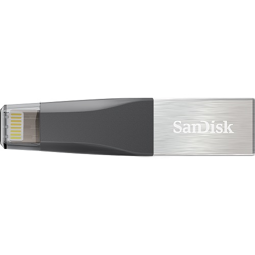 فلش مموری Sandisk iXPAND Mini Lightning and USB3.0 128GB