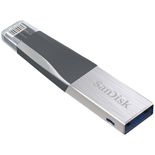 فلش مموری Sandisk iXPAND Mini Lightning and USB3.0 128GB
