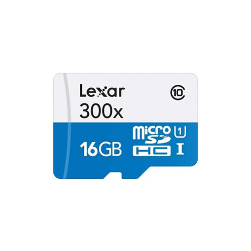 کارت حافظه میکرو اس دی 16 گیگابایت لکسار Lexar High-Performance 300x UHS-I U1