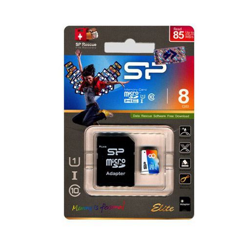 کارت حافظه میکرو اس دی 8 گیگابایت Silicon Power Color Elite UHC-I U1 85MBps