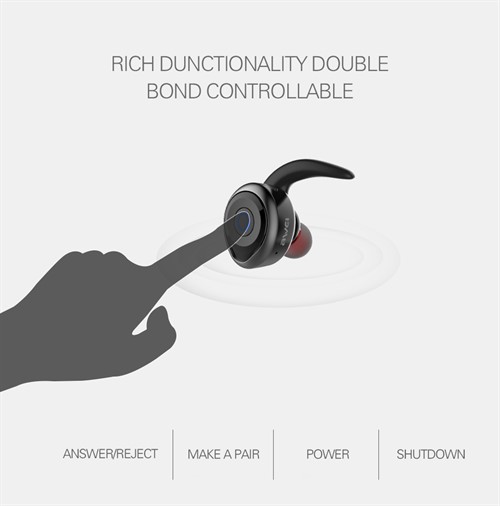 هندزفری بلوتوث اوی دو تایی Awei T1 TWS