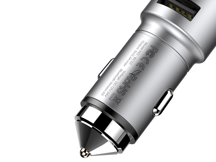 هندزفری بلوتوث و شارژر فندکی بیسوس مدل Baseus BC02