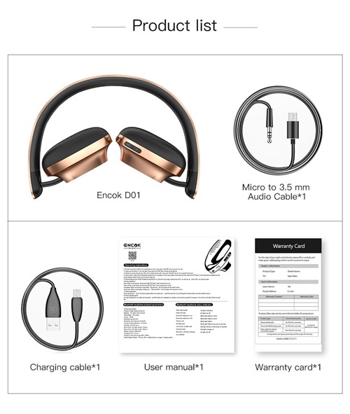 هدفون بلوتوث بیسوس Baseus D01 Encok