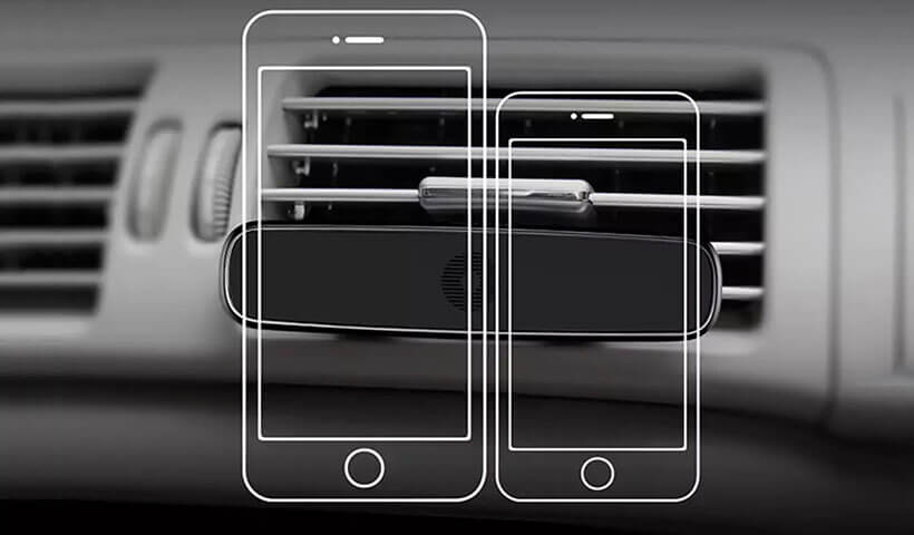 پایه نگهدارنده آهنربایی موبایل بیسوس Baseus Double Clip Vehicle Mount