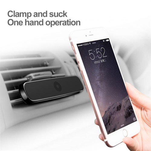 پایه نگهدارنده آهنربایی موبایل بیسوس Baseus Double Clip Vehicle Mount