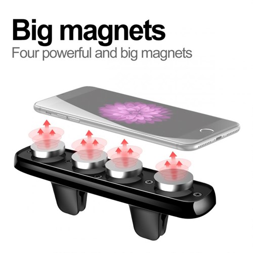 پایه نگهدارنده آهنربایی موبایل بیسوس Baseus Double Clip Vehicle Mount