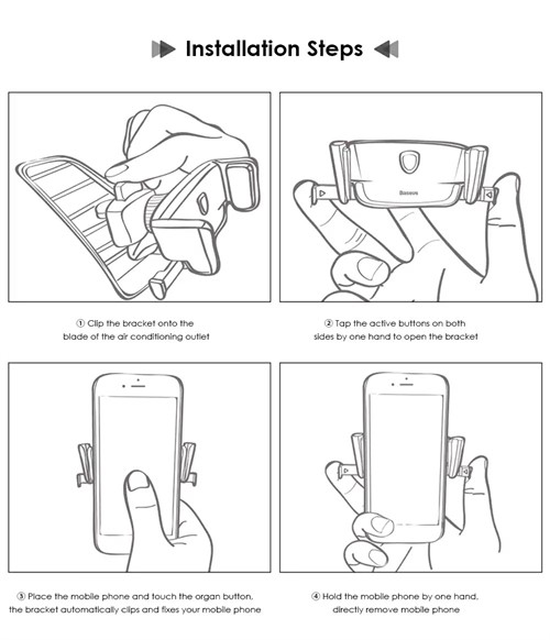 پایه نگهدارنده موبایل بیسوس Baseus Robot