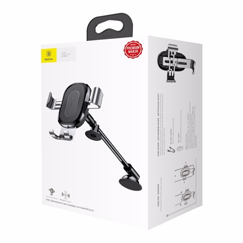 هولدر و شارژر وایرلس بیسوس Baseus Wireless Charger Gravity Car Mount